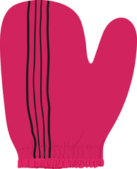 한국 때타월, 목욕타월 일러스트