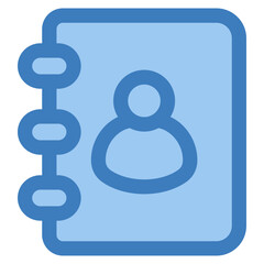 Address Book Icon Element For Design