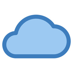 Cloud Icon Element For Design