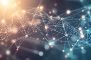 Global network connection, data flow, digital technology, abstract background, website header