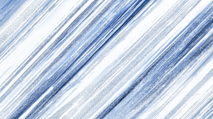 A mesmerizing dance of icy blue strokes, a wintery abstract capturing the ethereal beauty of a frozen landscape in a dynamic diagonal pattern.