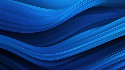 Explore the depth of an abstract blue background filled with flowing lines, creating a futuristic vibe for any design.
