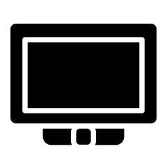 Screen Display Monitor  Glyph Icon