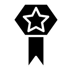 Ranking Rating Star Glyph Icon