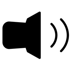 Sound Speaker Volume  Glyph Icon