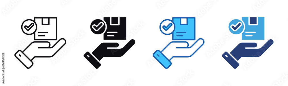 Poster Receiving icon sheet multiple style collection