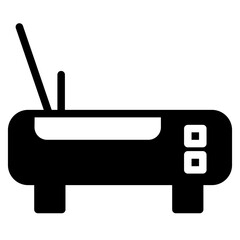 Router Modem Wifi  Glyph Icon