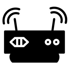 Router Modem Wifi  Glyph Icon
