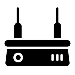 Router Modem Wifi  Glyph Icon