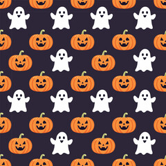 Halloween ghost pattern