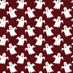 Halloween ghost pattern