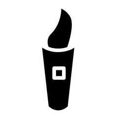 Flame Olympic Sport  Glyph Icon