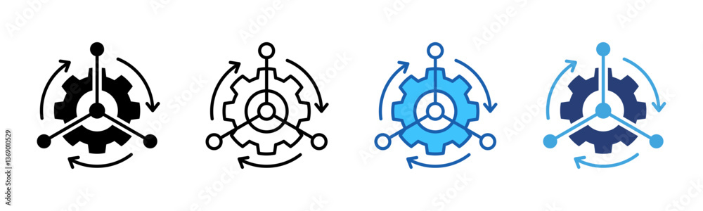 Poster Controls icon sheet multiple style collection