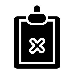 Refuse Reject Failure Glyph Icon