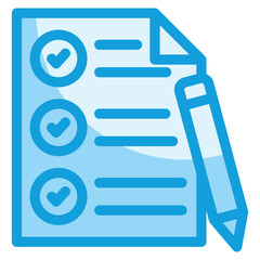 Survey Form Icon Element For Design