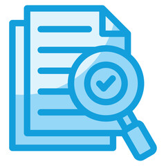 Review Document Icon Element For Design