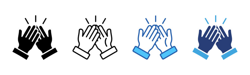 High Five icon sheet multiple style collection