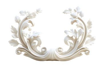 ornate handcrafted wooden floral carving with vintage charm isolated png transparent cutout