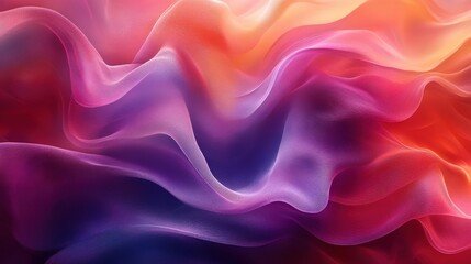 Fototapeta premium Abstract Flowing Fabric Texture in Vibrant Colorful Swirls Design