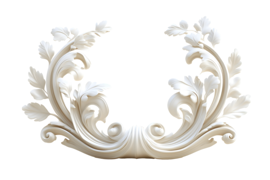ornate handcrafted wooden floral carving with vintage charm isolated png transparent cutout
