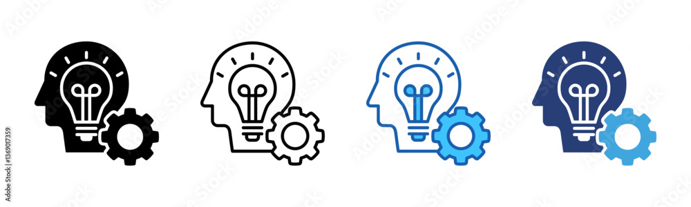 Poster Potential icon sheet multiple style collection