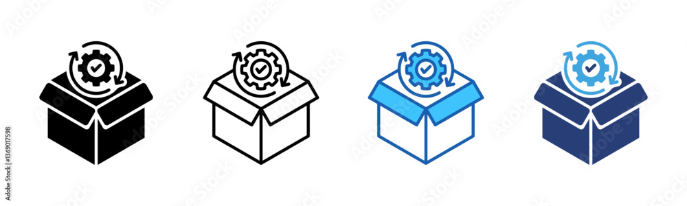 Poster New Product icon sheet multiple style collection