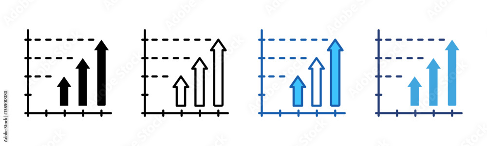 Poster Progress icon sheet multiple style collection