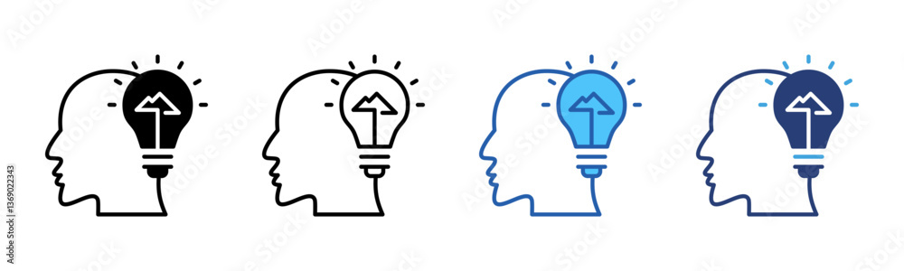 Poster Potential icon sheet multiple style collection