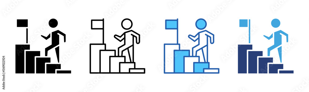 Poster Development icon sheet multiple style collection