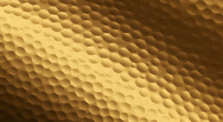 Abstract gold to bronze gradient with hammered metal texture and uneven surface