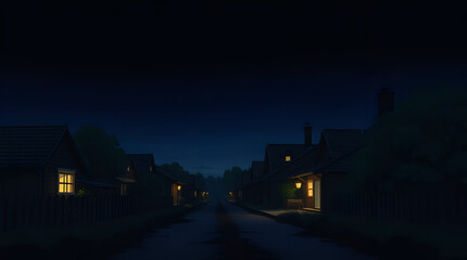 night view of the city