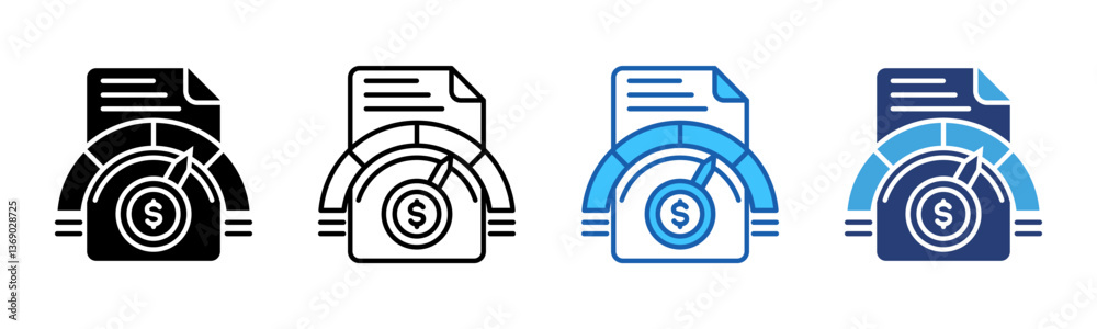 Poster Performance icon sheet multiple style collection