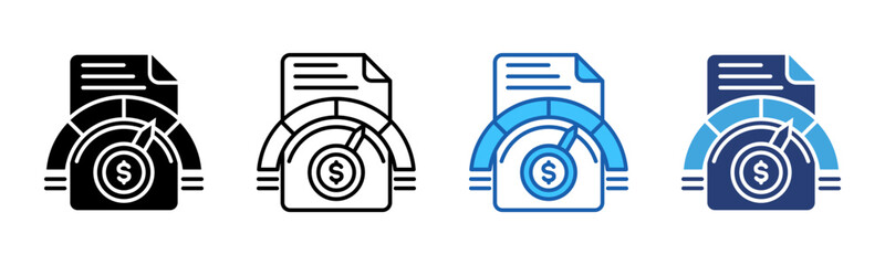 Performance icon sheet multiple style collection