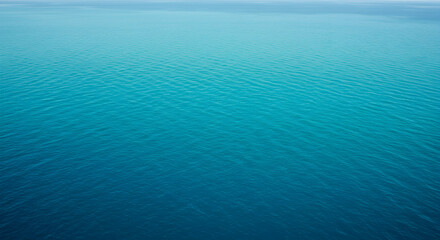 Obraz premium Oceanic serenity captivating gradient merging deep blue with vibrant turquoise hues