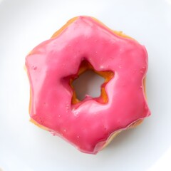 Donut isolated on the white background 