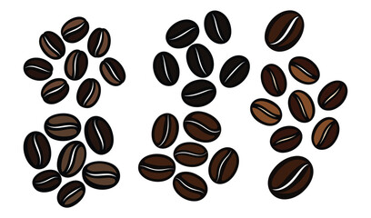 coffee beans vector