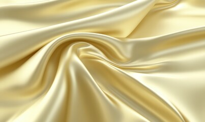 Obraz premium Gold silk draped fabric background for luxury or fashion design