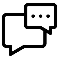 Chat Bubble Icon Element For Design