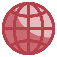 Globe Icon Element For Design