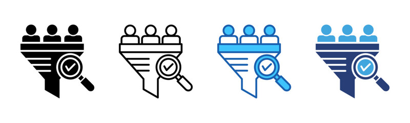 Screening icon sheet multiple style collection
