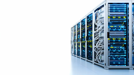 Obraz premium Modern Server Racks In Data Center
