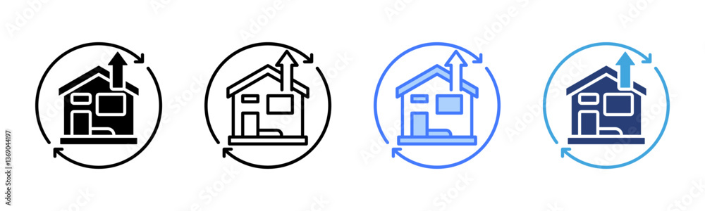 Poster Upgrading icon sheet multiple style collection