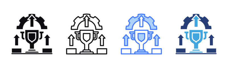 Competitive icon sheet multiple style collection