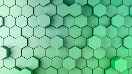 abstract background with hexagons