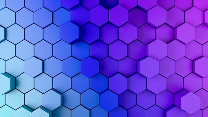 abstract background with hexagons