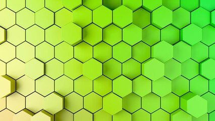 abstract background with hexagons