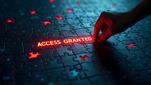 Missing puzzle pieces represent security gaps that attackers exploit to gain full system access.