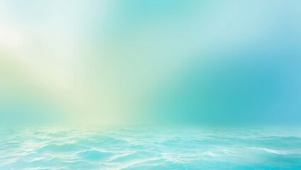 Soft gradient backdrop over calm ocean waves