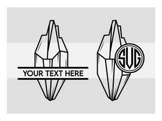 Crystal svg, Gem, Crystal silhouette, Celestial svg, Gemstone, Jewel Crystals, Crystals Files for Cricut, Diamond, Magic Crystals, Clipart, Outline, Cricut, Vector Crystal, Eps, Monogram, 