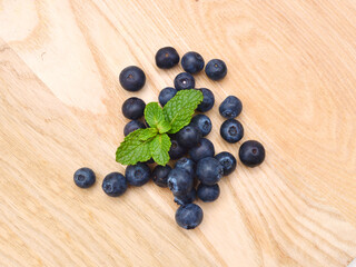 Bue berry on white background 